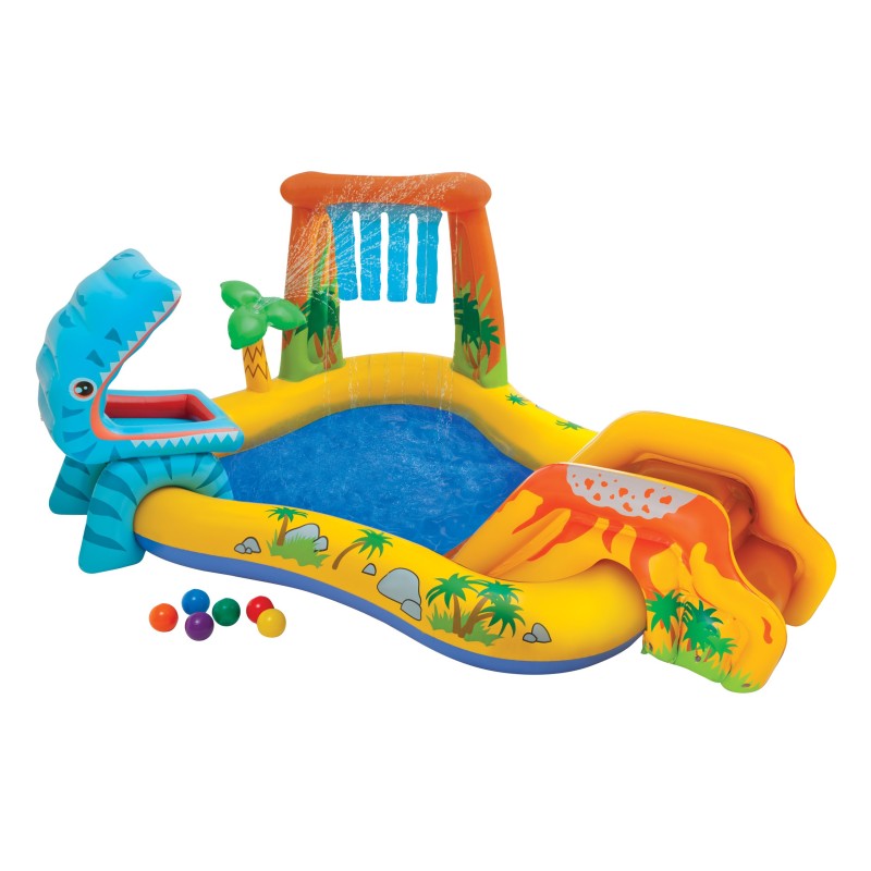 Water pool, childrens playground, slide, fountain Intex 57444
