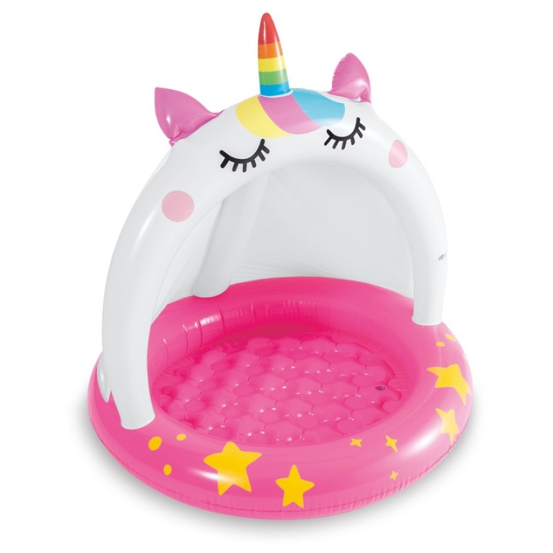 Childrens pool with a roof Unicorn INTEX 58438