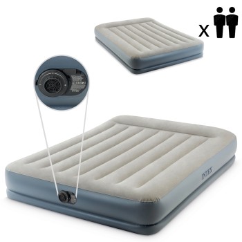 Inflatable Air Mattress 203x152 cm with Pump Double Intex 64118ND