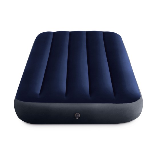 Inflatable Mattress 191x76 cm Sleeping Bed Velour INTEX 64756