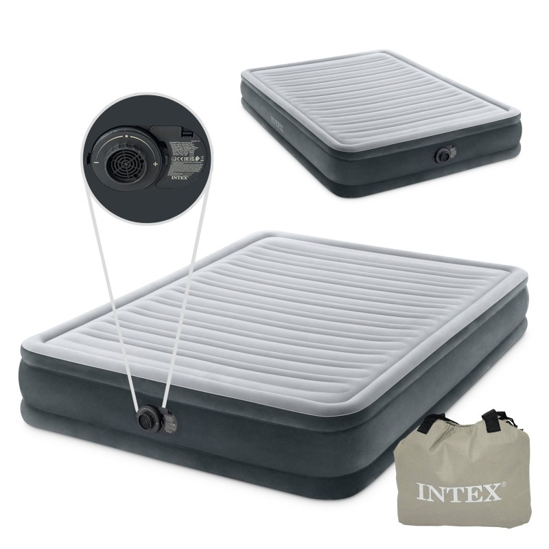 Inflatable Mattress 203x152 cm Double with Pump INTEX 67770