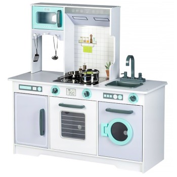 Large wooden children's kitchen with ECOTOYS accessories