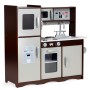 Large wooden kids kitchen stove + cooking accessories