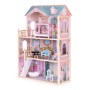 Large wooden dollhouse, 3 floors, 11 pieces of furniture, ECOTOYS