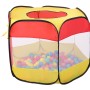 Hexagon Pop Up Ball Pit Tent + 100 Balls