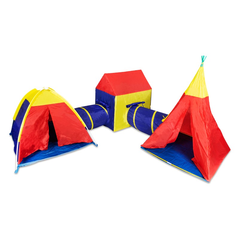Set of tents for children 5in1 house + Iplay tunnels