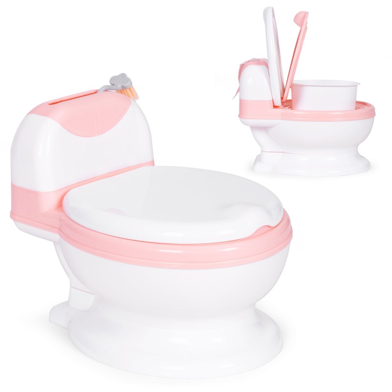 Toilet potty with a removable insert with a brush for children ECOTOYS