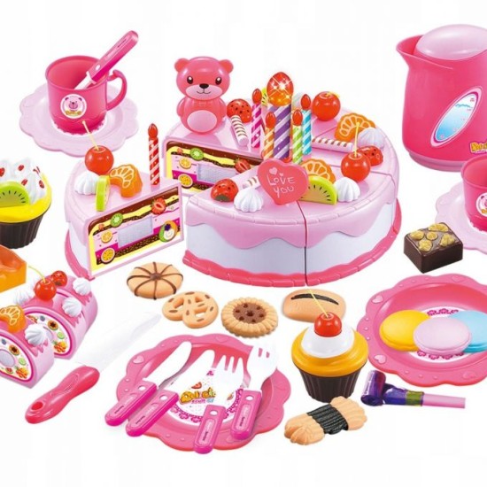 Σετ Γενέθλιων - Τούρτα με 80 Στοιχεία Σετ Γενέθλιων - Τούρτα με 80 Στοιχεία