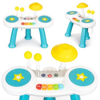 Drums piano for children organ toy 2in1