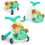 Interactive pusher 2in1 walker and educational table with sounds