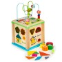 Wooden sorter educational cube + board sorter Ecotoys,