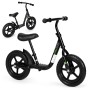 Bicycle, balance bike with platform for children, ride-on, EVA wheels ECOTOYS , black