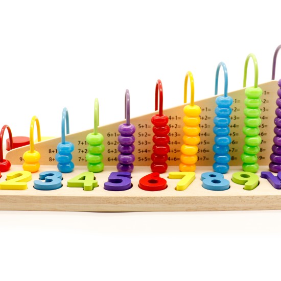 Εκπαιδευτική abacus + Ξύλινη Αρίθμιση Ecotoys Εκπαιδευτική abacus + Ξύλινη Αρίθμιση Ecotoys