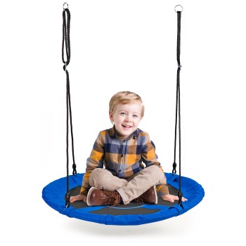 Garden swing stork's nest 100cm ECOTOYS Blue
