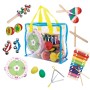 Music set of 14 instruments + bag Ecotoys