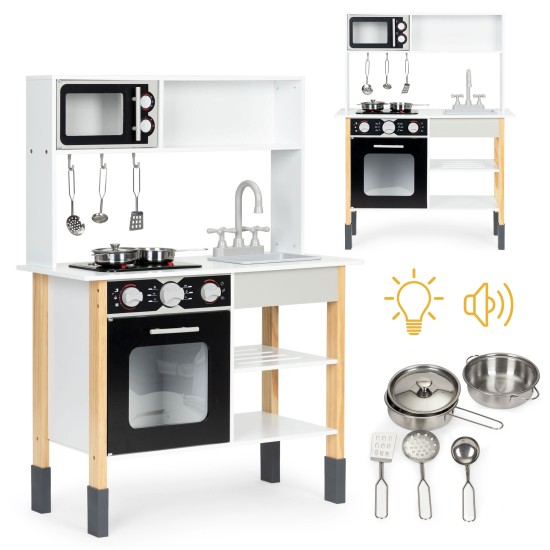Wooden childrens kitchen, oven, microwave burners, accessories ECOTOYS Wooden childrens kitchen, oven, microwave burners, accessories ECOTOYS