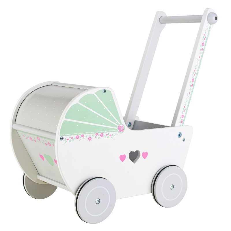 Wooden doll stroller walker ECOTOYS