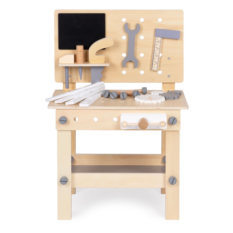 Wooden workshop for children tools table ECOTOYS