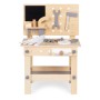 Wooden workshop for children tools table ECOTOYS