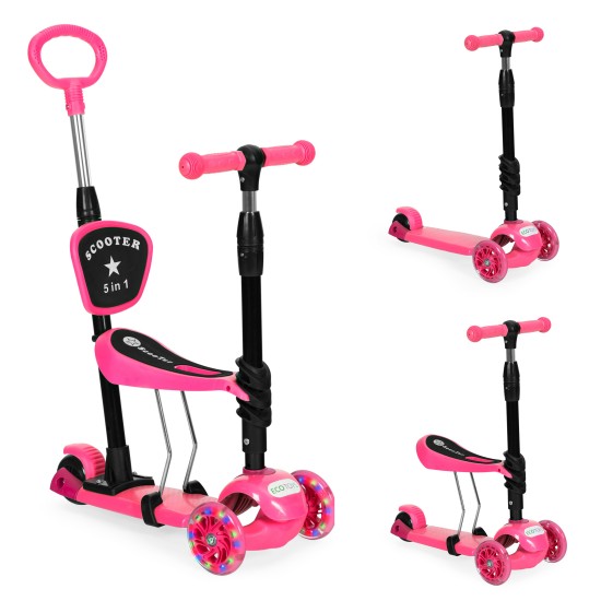 3-wheel balance scooter ladybug 5-in-1 LED 3-wheel balance scooter ladybug 5-in-1 LED