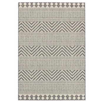 ΧΑΛΙ ETHNIK  7525D  GREY-ECRU - 070X140  NewPlan
