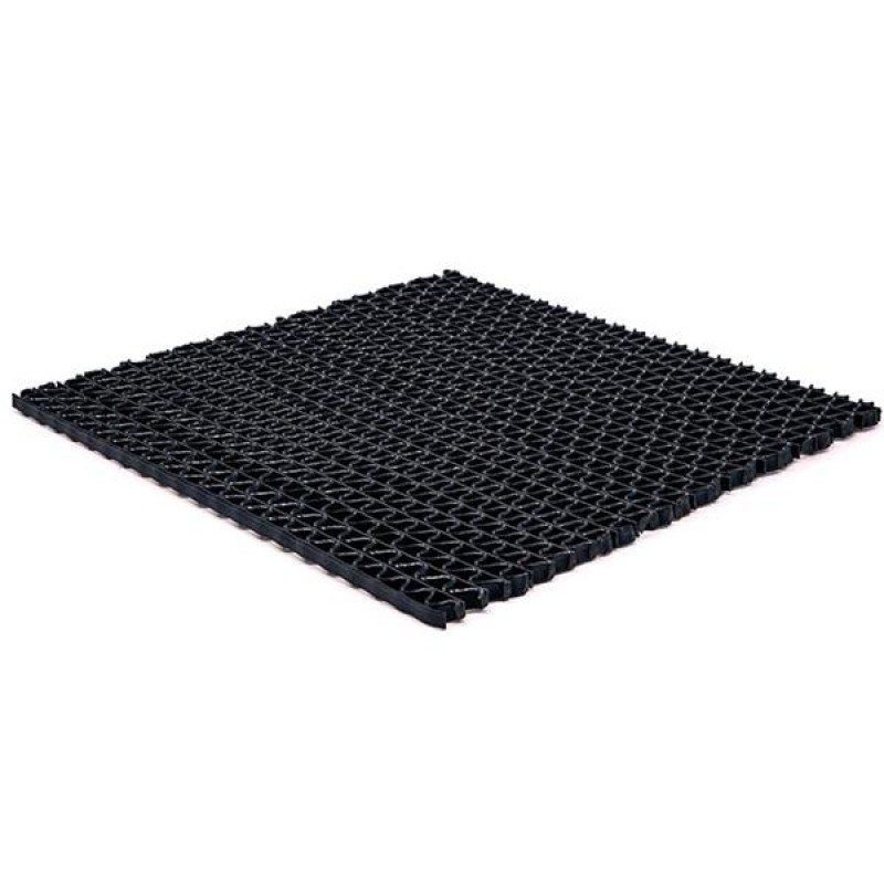 ΠΛΑΣΤΙΚΟ ΔΑΠΕΔΟ ZIGZAG ΜΑΤ 8mm BLACK 1.20Μ NewPlan