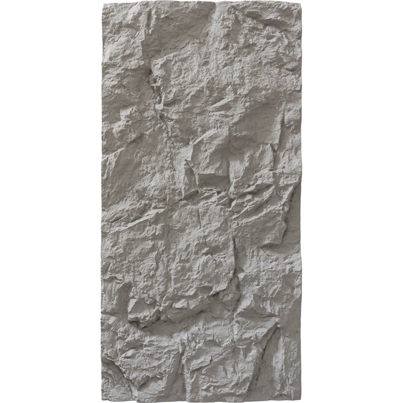 PANEL PU ΤΕΧΝΗΤΗΣ ΠΕΤΡΑΣ 321040 MOUNTAIN ROCK 600/1200mm LIGHT GREY NewPlan
