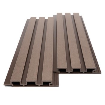 WPC PANEL ΜΕ 3D ΠΗΧΑΚΙΑ 25/176.5mm D.BROWN 8530 NewPlan