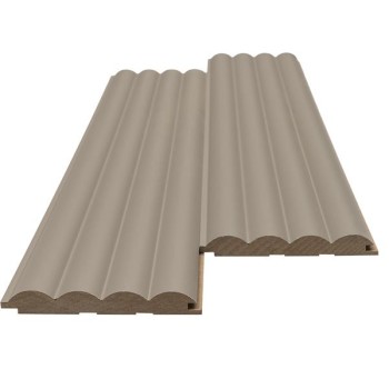 MDF PANEL ΜΕ 3D ΠΗΧΑΚΙΑ 806090 WAVE DL 16/119/2750mm SAND GREY NewPlan