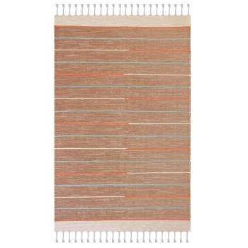 ΧΑΛΙ RIBELLA ΧΕΙΡΟΠΟΙΗΤΟ 600 BROWN - 133X190  NewPlan