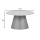 Τραπέζι σαλονιού Soleire Inart λευκό μαρμάρου sintered stone Φ70x40εκ Βοηθητικό τραπέζι Soleire Inart λευκό μαρμάρου sintered stone Φ70x40εκ