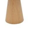 Βοηθητικό τραπέζι Donda pakoworld mdf sonoma Φ45x50εκ