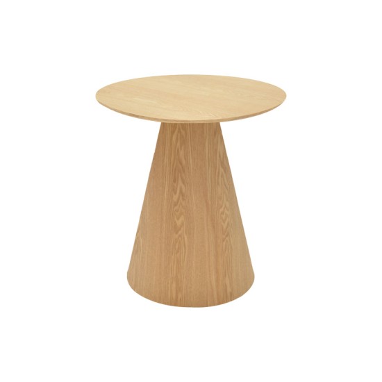 Βοηθητικό τραπέζι Donda pakoworld mdf sonoma Φ45x50εκ Βοηθητικό τραπέζι Donda pakoworld mdf sonoma Φ45x50εκ