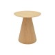 Βοηθητικό τραπέζι Donda pakoworld mdf sonoma Φ45x50εκ Βοηθητικό τραπέζι Donda pakoworld mdf sonoma Φ45x50εκ