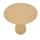 Tραπέζι Donda pakoworld mdf sonoma Φ100x76εκ Tραπέζι Donda pakoworld mdf sonoma Φ100x76εκ