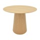 Tραπέζι Donda pakoworld mdf sonoma Φ100x76εκ Tραπέζι Donda pakoworld mdf sonoma Φ100x76εκ