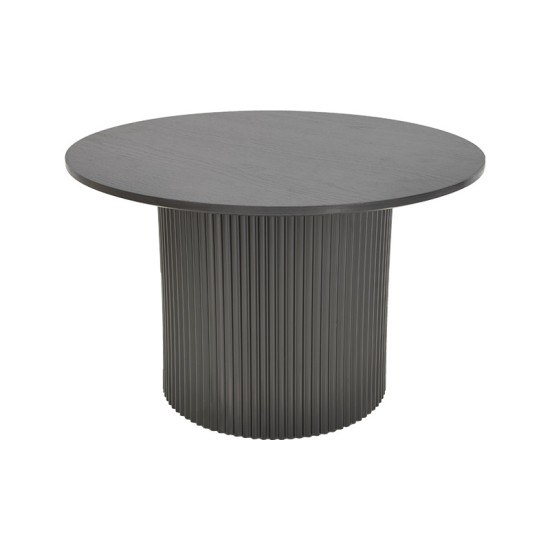 Tραπέζια σαλονιού Dovel pakoworld mdf σετ 2τεμ. μαύρο