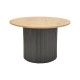 Tραπέζια σαλονιού Dovel pakoworld mdf σετ 2τεμ. sonoma-μαύρο Tραπέζια σαλονιού Dovel pakoworld mdf σετ 2τεμ. sonoma-μαύρο