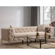 Καναπές 3θέσιος PWF-0579 pakoworld τύπου Chesterfield ύφασμα εκρού 237x90x73εκ Καναπές 3θέσιος PWF-0579 pakoworld τύπου Chesterfield ύφασμα εκρού 237x90x73εκ