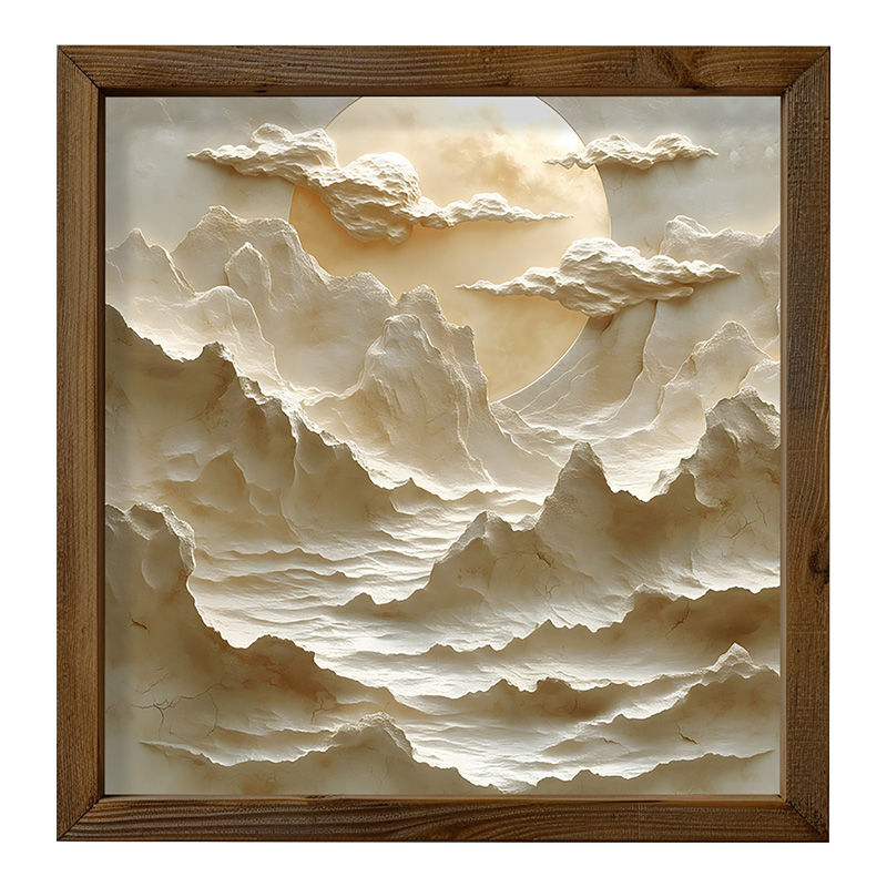 Πίνακας σε καμβά Jedia pakoworld με ψηφιακή εκτύπωση 50x3.5x50εκ