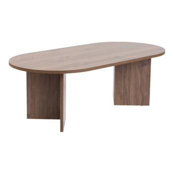 Τραπέζι σαλονιού Tabletod pakoworld σε καρυδί απόχρωση 119x60x40εκ