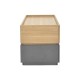 Κομοδίνο Sonlen pakoworld mdf σε sonoma-ανθρακί απόχρωση 60x40x44.5εκ Κομοδίνο Sonlen pakoworld mdf σε sonoma-ανθρακί απόχρωση 60x40x44.5εκ