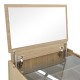 Τουαλέτα κρεβατοκάμαρας Sonlen pakoworld ανθρακί-sonoma 60x45x130εκ Τουαλέτα κρεβατοκάμαρας Sonlen pakoworld ανθρακί-sonoma 60x45x130εκ