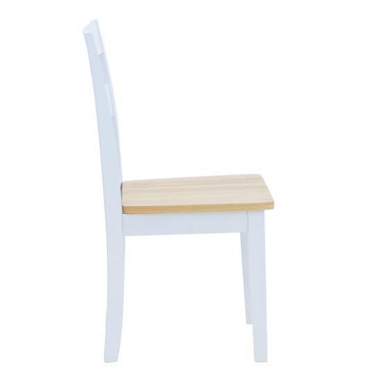 Καρέκλα York pakoworld σε λευκή-φυσική απόχρωση 39.5x47.5x89εκ Καρέκλα York pakoworld σε λευκή-φυσική απόχρωση 39.5x47.5x89εκ