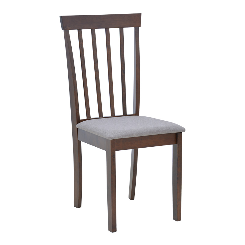 Tραπεζαρία επεκτεινόμενη Mabor-Houston pakoworld ξύλο σε καρυδί απόχρωση 120-150x80x73,8εκ