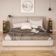 Κομοδίνο Immerse pakoworld σετ 2 τμχ. oak-ανθρακί 27x25x60εκ Κομοδίνο Immerse pakoworld σετ 2 τμχ. oak-ανθρακί 27x25x60εκ