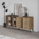 Μπουφές Gora pakoworld σε απόχρωση ανοιχτό καρυδί 180x35.6x82εκ Μπουφές Gora pakoworld σε απόχρωση ανοιχτό καρυδί 180x35.6x82εκ