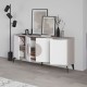 Μπουφές Gora pakoworld σε λευκή με μόκα απόχρωση 180x35.6x82εκ Μπουφές Gora pakoworld σε λευκή με μόκα απόχρωση 180x35.6x82εκ