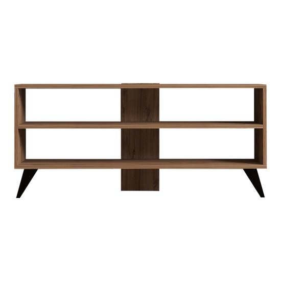 Έπιπλο τηλεόρασης Prestige pakoworld σε sonoma απόχρωση 120x29,6x50εκ