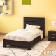 Κρεβάτι μονό OLYMPUS pakoworld σε χρώμα wenge 100x200εκ Κρεβάτι μονό OLYMPUS pakoworld σε χρώμα wenge 100x200εκ